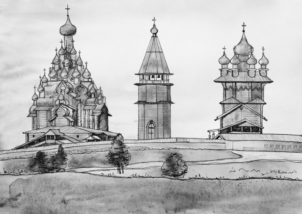 Cathedral of the Transfiguration, Kizhi. 