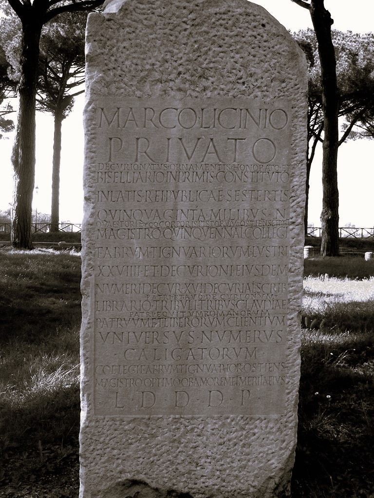 Memorial of a Roman Carpenter